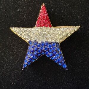 Tri-Color Crystal Star Metal Box